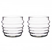 Marimekko Socks Rolled Down Clear Tumblers - Set of 2