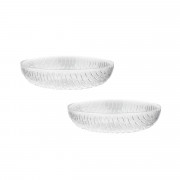 Marimekko Syksy Clear Glass Small Bowl - Set of 2