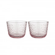 Marimekko Syksy Mauve Glass Tumblers - Set of 2