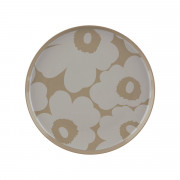 Marimekko Unikko Brown / Beige Salad Plate