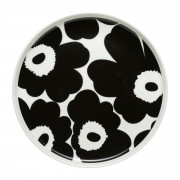 Marimekko Unikko White / Black Salad Plate