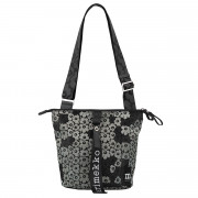 Marimekko Unikko Black / Grey / Light Green Carry All Shoulder Bag