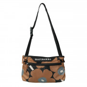 Marimekko Unikko Brown / Black / Grey Small Neat Crossbody Bag