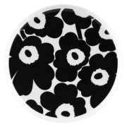 Marimekko Unikko Black / White Dinner Plate