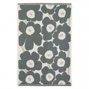 Marimekko Unikko Charcoal / Sand Large Throw Blanket