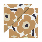 Marimekko Unikko Beige / Navy Cocktail Napkins