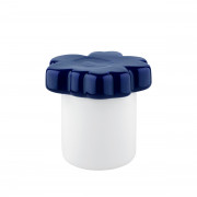 Marimekko Unikko Dark Blue / White Collectible Jar - Anniversary Edition