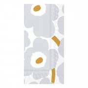 Marimekko Unikko White / Silver / Gold Buffet Napkins