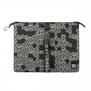 Marimekko Unikko Black / Grey / Light Green 15" Laptop Sleeve