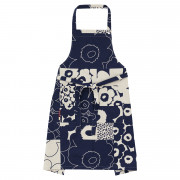 Marimekko Unikko Kollaasi Beige / Navy Apron - Anniversary Edition