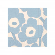 Marimekko Unikko Light Blue / Cream Cocktail Napkins