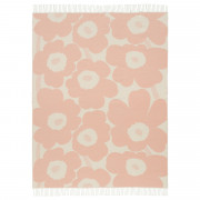 Marimekko Unikko Light Pink / Cream Throw Blanket