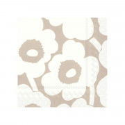 Marimekko Unikko Beige / Cream Cocktail Napkins