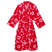 Marimekko Unikko Pink / Red Bathrobe