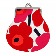 Marimekko Unikko White / Red / Pink Coin Purse