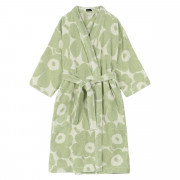 Marimekko Unikko Sage Green / Off White Bathrobe