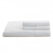 Nautica Solid White Queen Sheet Set