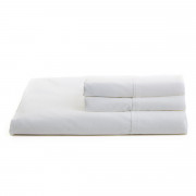 Nautica Solid White Full Sheet Set