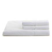 Nautica Solid White Twin XL Sheet Set