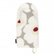 Marimekko Pieni Unikko White / Grey / Red Oven Mitt