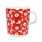 Marimekko Pikkuinen Unikko Red / White Mug - Anniversary Edition