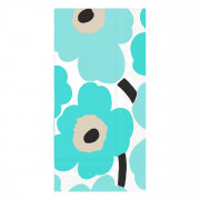 Marimekko Unikko Turquoise / Black Buffet Napkins