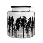 Muurla Nordic Forest Glass Jar with Silicone Lid