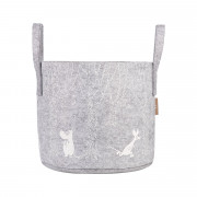 Muurla Moomin in the Woods Grey / White Storage Basket