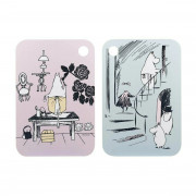 Muurla Moominmamma Pink / Blue Reversible Chop & Serve Board