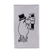 Arabia Moomin Moominpappa Grey / Black Guest Towel