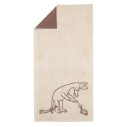 Arabia Moomin Sniff Brown Bath Towel