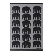 Finlayson Elefantti Black / Grey Tea Towels - Set of 2