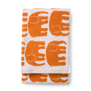 Finlayson Elefantti Orange / White Bath Towel