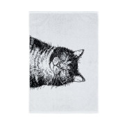 Finlayson Kissa Black / White Hand Towel