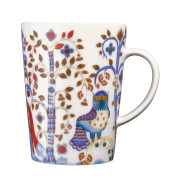 iittala Taika White / Blue Large Mug - 13-1/2 oz