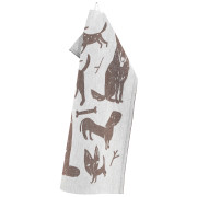 Lapuan Kankurit Koirapuisto Brown / Light Grey Tea Towel