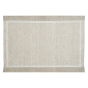 Lapuan Kankurit Laina Beige / White Linen Placemat