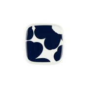 Marimekko Iso Unikko Dark Blue / White Mini Plate - Anniversary Edition