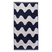 Marimekko Lokki Ivory / Navy Bath Towel