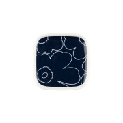 Marimekko Piirto Unikko Dark Blue / White Mini Plate - Anniversary Edition