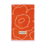 Marimekko Piirto Unikko Burnt Orange / Pink Guest Towel