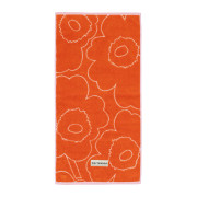 Marimekko Piirto Unikko Burnt Orange / Pink Hand Towel