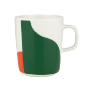 Marimekko Tasapaino White / Green / Orange Mug