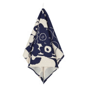 Marimekko Unikko Kollaasi Navy / Beige Tea Towel - Anniversary Edition