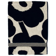 Marimekko Unikko Ivory / Navy Bath Towel