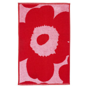 Marimekko Unikko Pink / Red Guest Towel