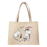 Muurla Moomin Tan / White Beach Bag