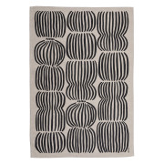 Pentik Vilja Beige / Black Tea Towel