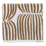 Pentik Vilja White / Brown Bath Towel