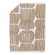 Pentik Vilja White / Brown Hand Towel